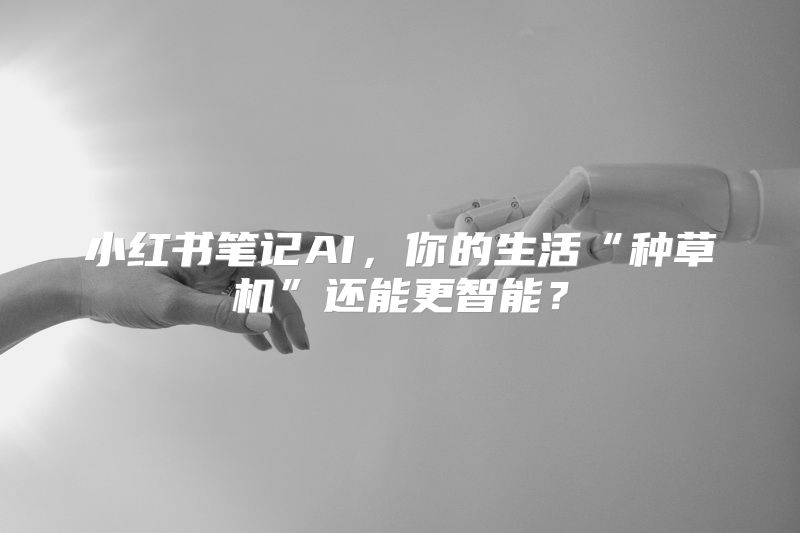 小红书笔记AI，你的生活“种草机”还能更智能？