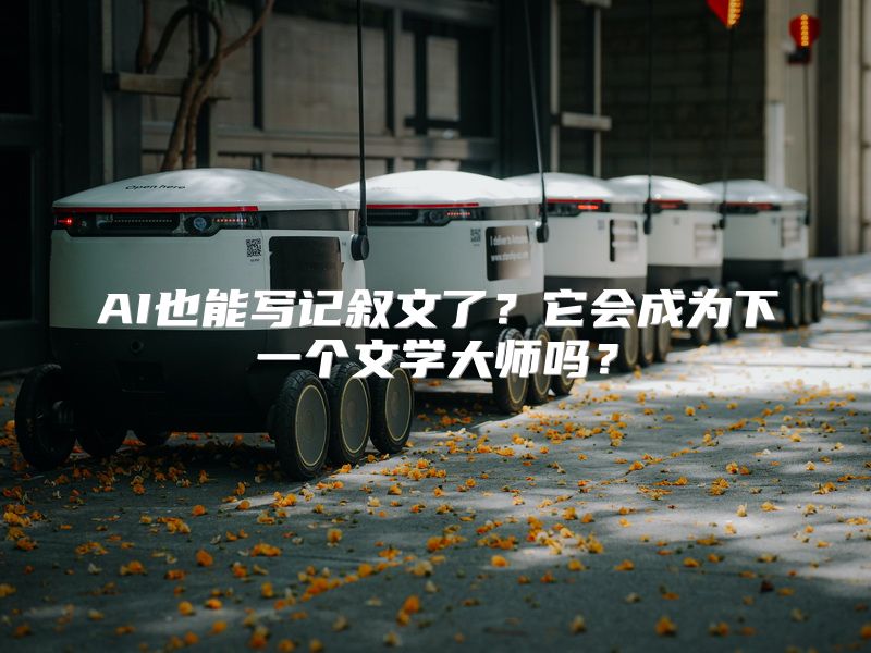 AI也能写记叙文了？它会成为下一个文学大师吗？