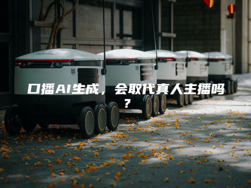 口播AI生成，会取代真人主播吗？
