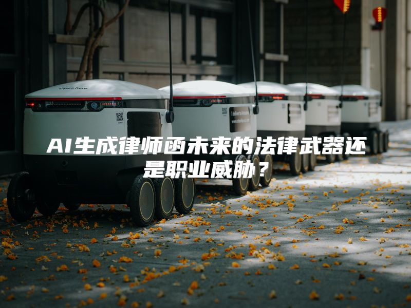 AI生成律师函未来的法律武器还是职业威胁？