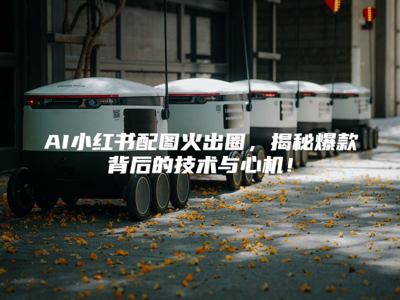 AI小红书配图火出圈，揭秘爆款背后的技术与心机！