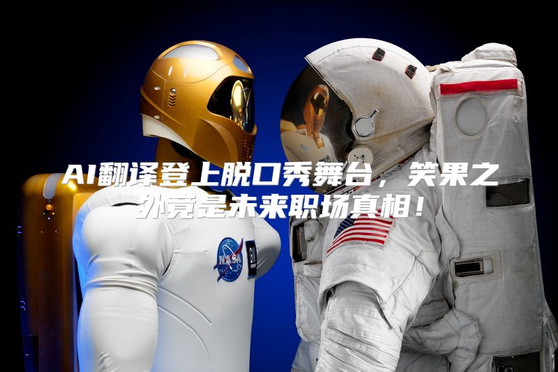 AI翻译登上脱口秀舞台，笑果之外竟是未来职场真相！