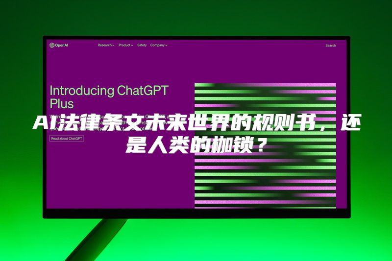 AI法律条文未来世界的规则书，还是人类的枷锁？