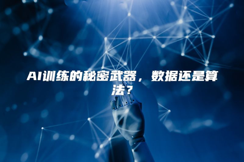 AI训练的秘密武器，数据还是算法？