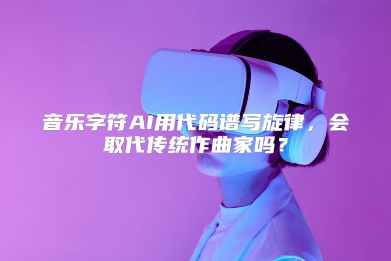 音乐字符AI用代码谱写旋律，会取代传统作曲家吗？