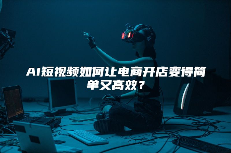 AI短视频如何让电商开店变得简单又高效？