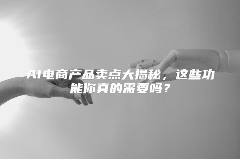 AI电商产品卖点大揭秘，这些功能你真的需要吗？