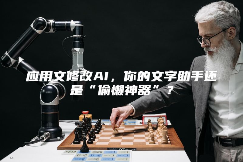 应用文修改AI，你的文字助手还是“偷懒神器”？