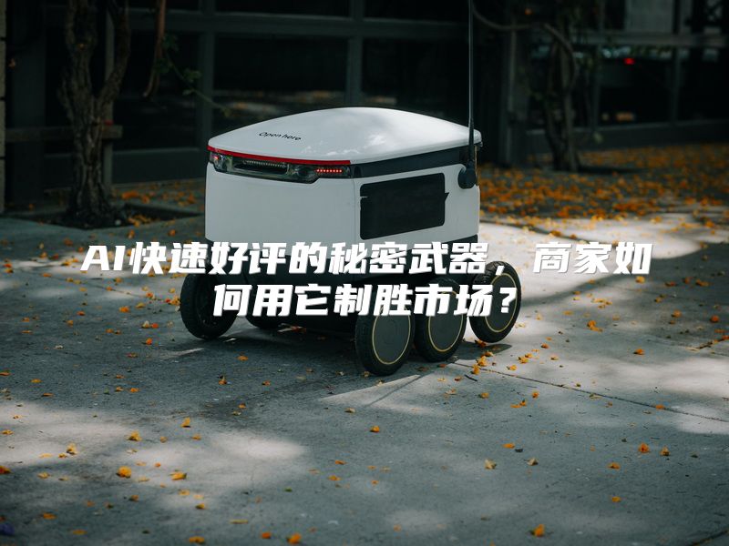 AI快速好评的秘密武器，商家如何用它制胜市场？