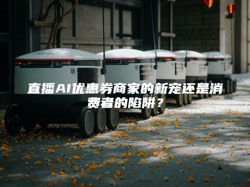 直播AI优惠券商家的新宠还是消费者的陷阱？
