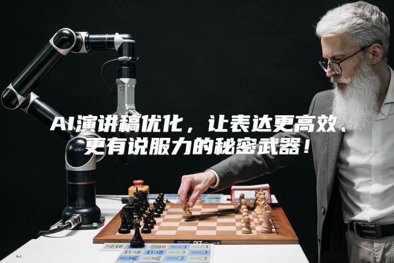 AI演讲稿优化，让表达更高效、更有说服力的秘密武器！