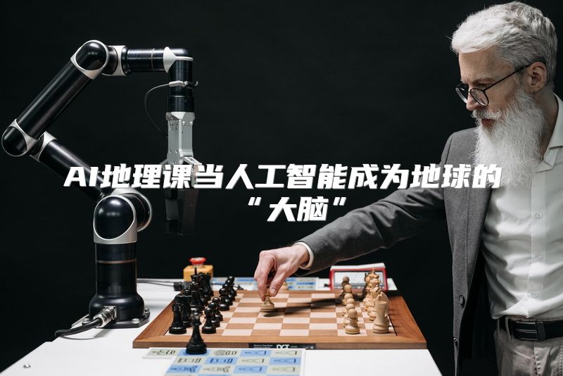 AI地理课当人工智能成为地球的“大脑”