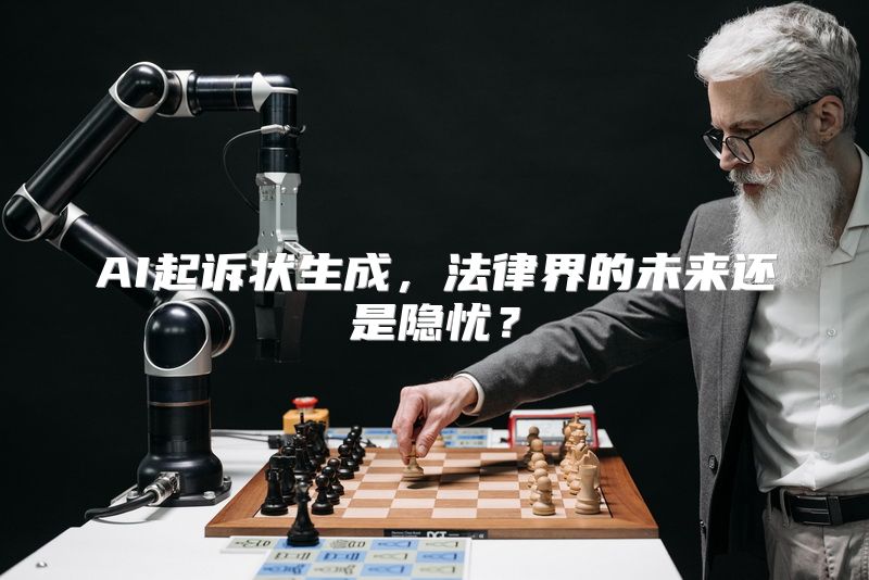 AI起诉状生成，法律界的未来还是隐忧？