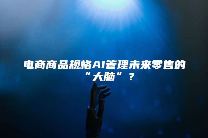 电商商品规格AI管理未来零售的“大脑”？