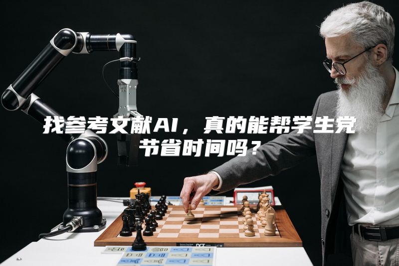 找参考文献AI，真的能帮学生党节省时间吗？