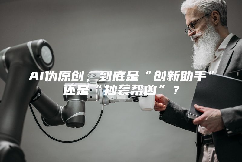 AI伪原创，到底是“创新助手”还是“抄袭帮凶”？