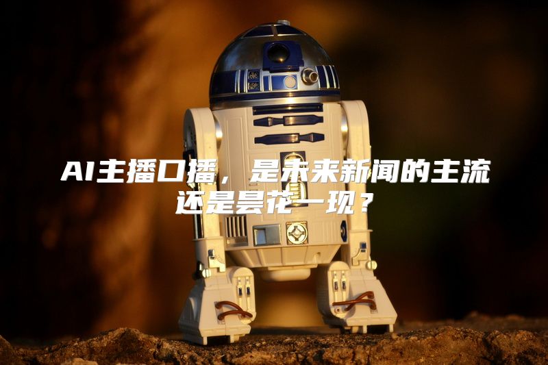 AI主播口播，是未来新闻的主流还是昙花一现？