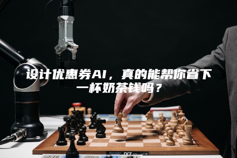 设计优惠券AI，真的能帮你省下一杯奶茶钱吗？
