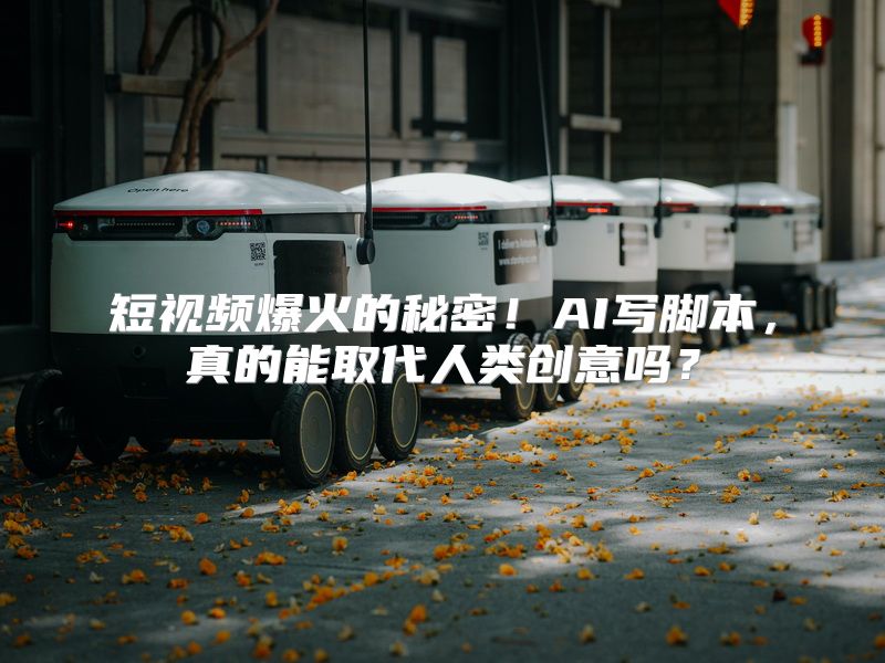 短视频爆火的秘密！AI写脚本，真的能取代人类创意吗？
