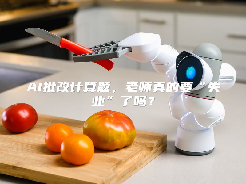 AI批改计算题，老师真的要“失业”了吗？