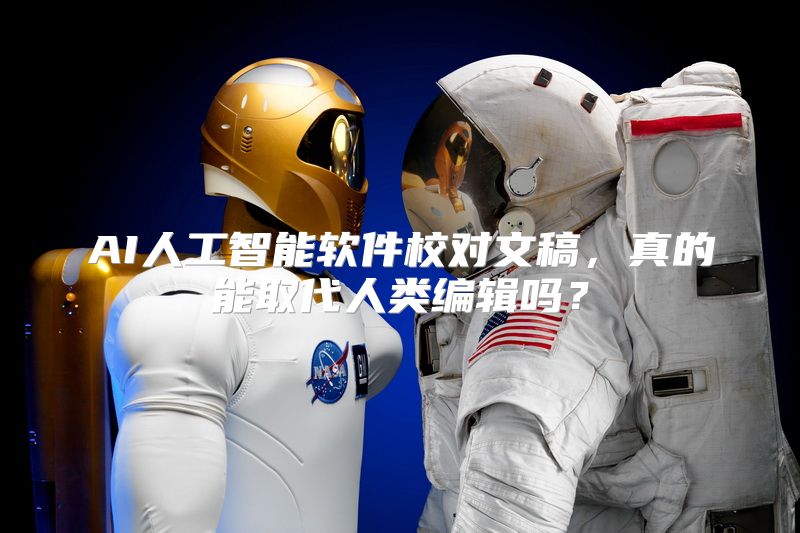 AI人工智能软件校对文稿，真的能取代人类编辑吗？