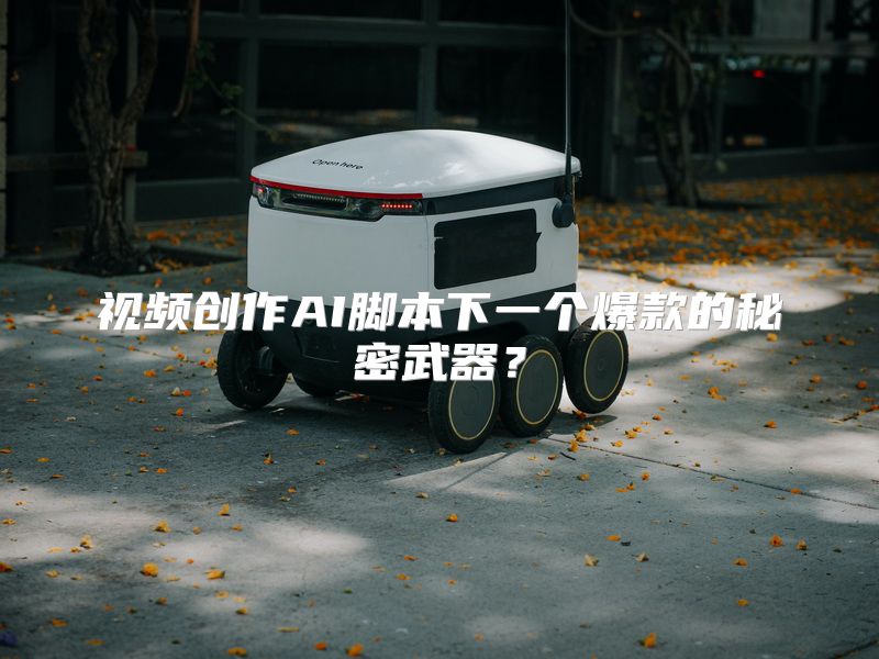 视频创作AI脚本下一个爆款的秘密武器？