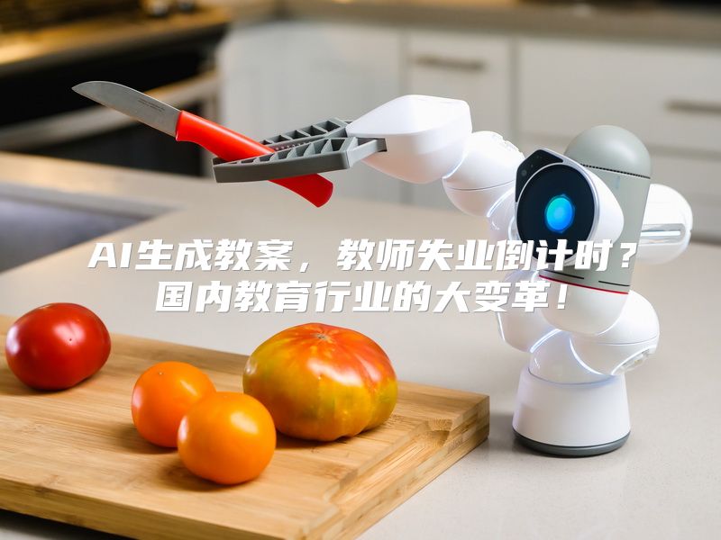 AI生成教案，教师失业倒计时？国内教育行业的大变革！