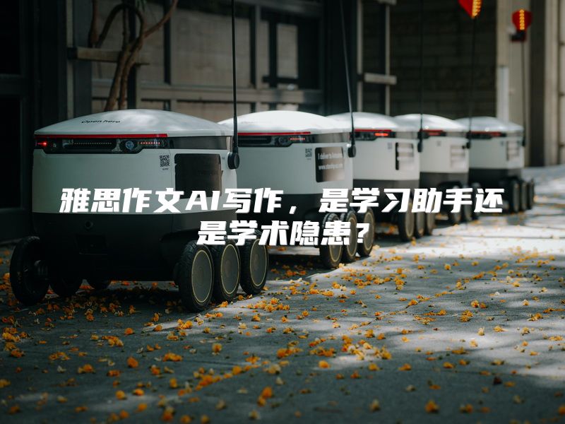 雅思作文AI写作，是学习助手还是学术隐患？