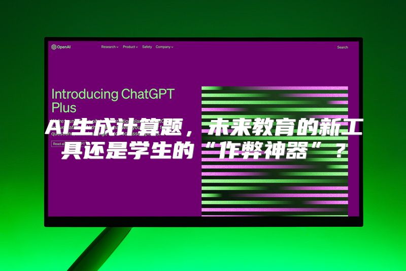 AI生成计算题，未来教育的新工具还是学生的“作弊神器”？