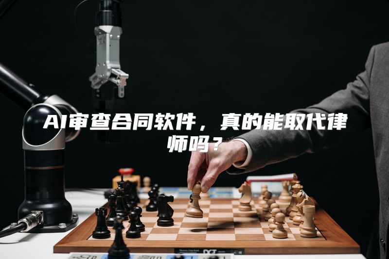 AI审查合同软件，真的能取代律师吗？