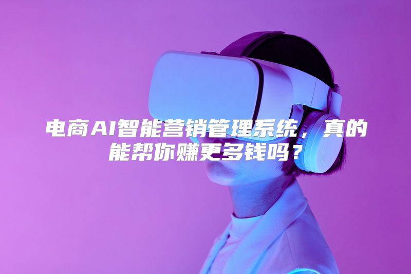 电商AI智能营销管理系统，真的能帮你赚更多钱吗？