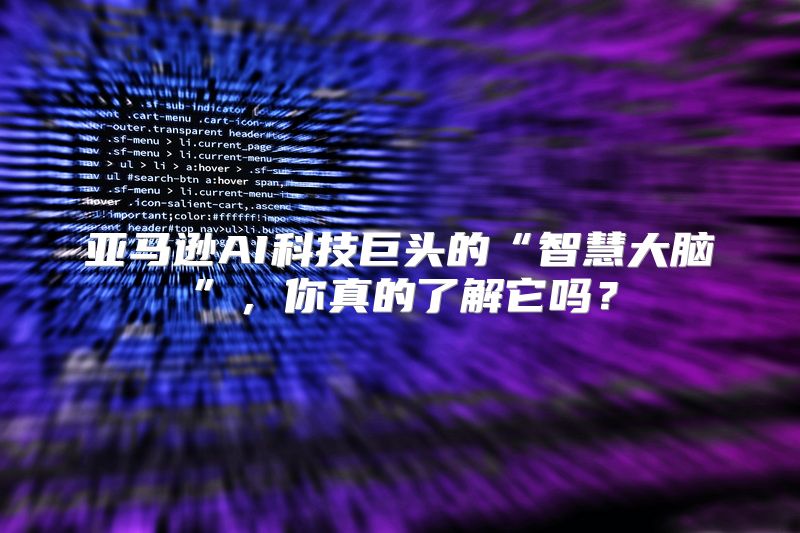亚马逊AI科技巨头的“智慧大脑”，你真的了解它吗？