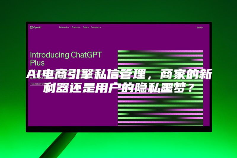 AI电商引擎私信管理，商家的新利器还是用户的隐私噩梦？