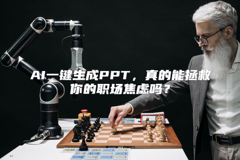 AI一键生成PPT，真的能拯救你的职场焦虑吗？
