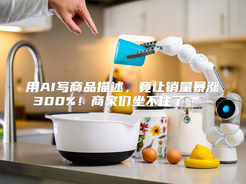 用AI写商品描述，竟让销量暴涨300%！商家们坐不住了……