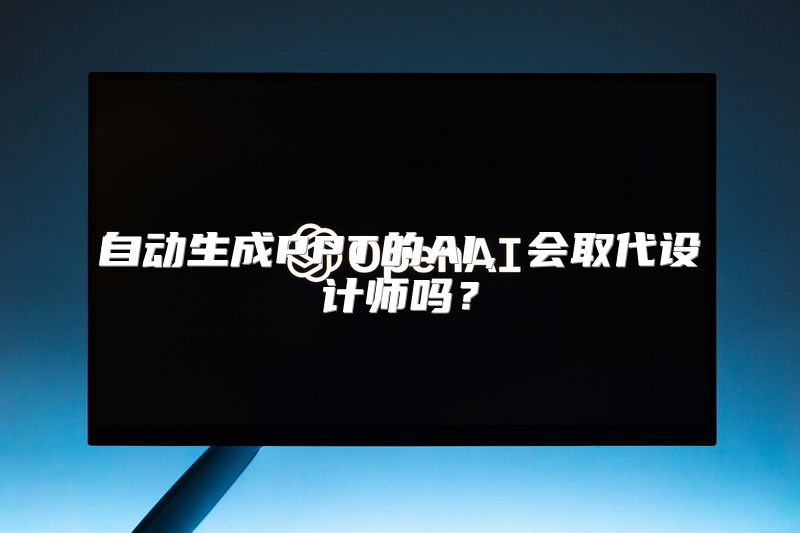 自动生成PPT的AI，会取代设计师吗？