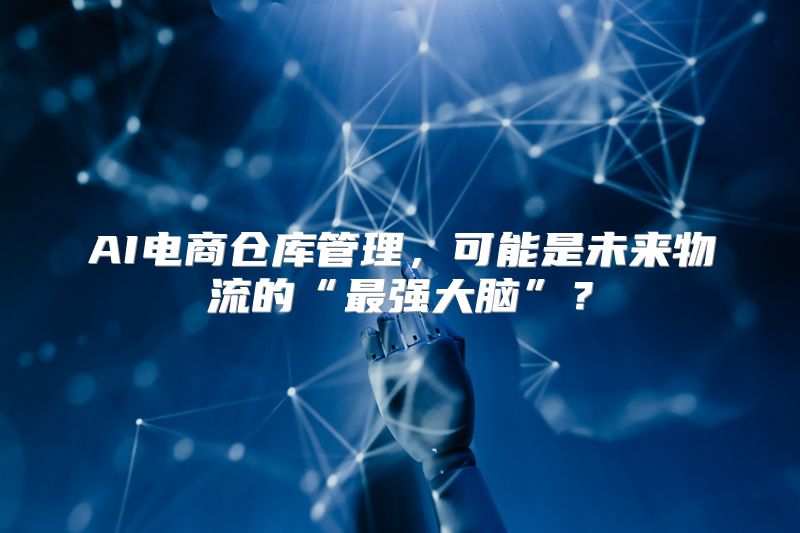 AI电商仓库管理，可能是未来物流的“最强大脑”？