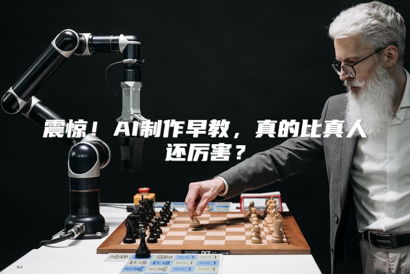 震惊！AI制作早教，真的比真人还厉害？