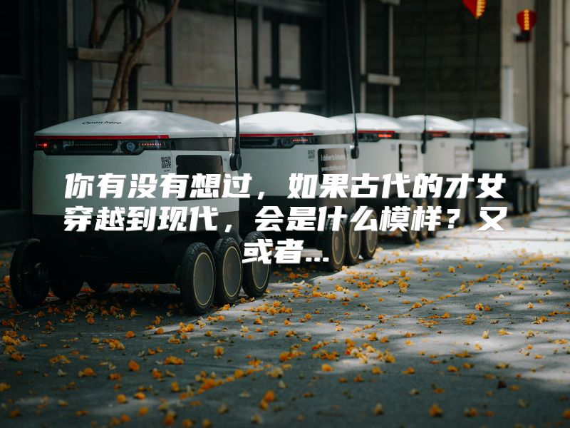 你有没有想过，如果古代的才女穿越到现代，会是什么模样？又或者...