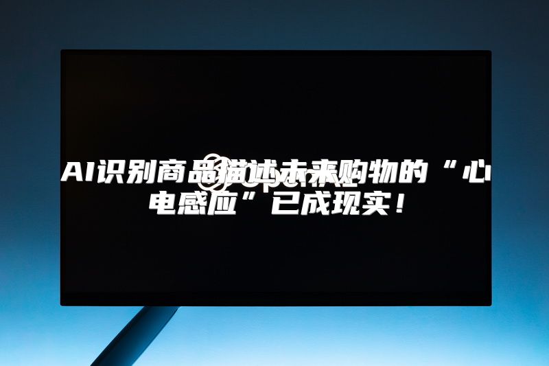 AI识别商品描述未来购物的“心电感应”已成现实！