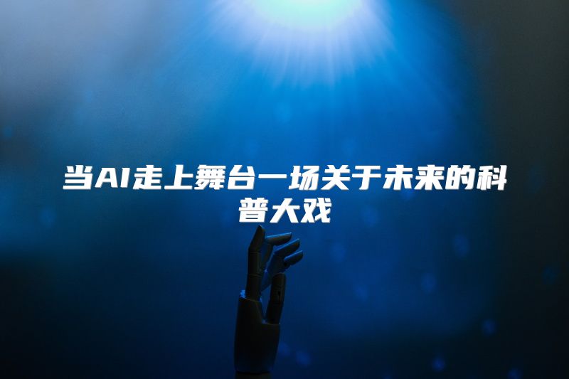 当AI走上舞台一场关于未来的科普大戏