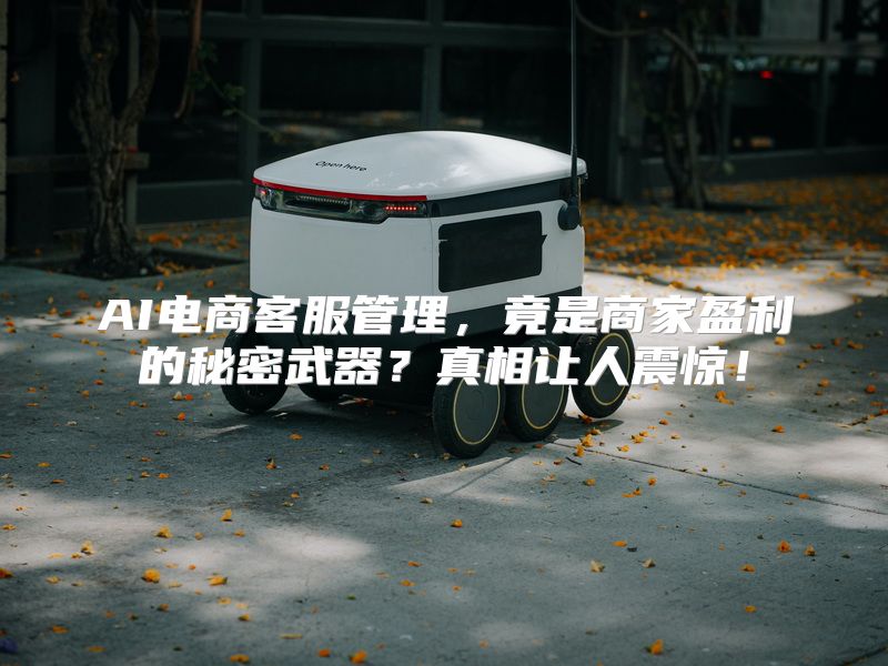 AI电商客服管理，竟是商家盈利的秘密武器？真相让人震惊！