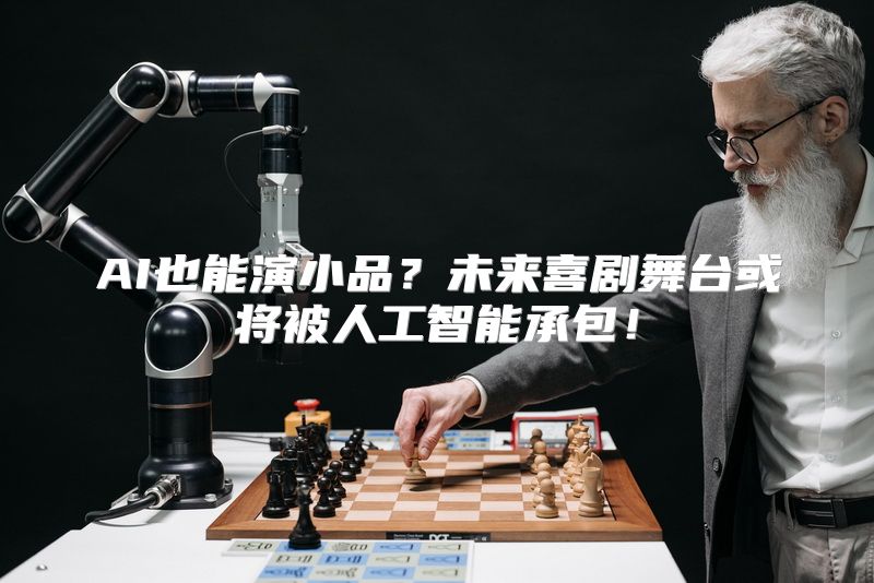 AI也能演小品？未来喜剧舞台或将被人工智能承包！