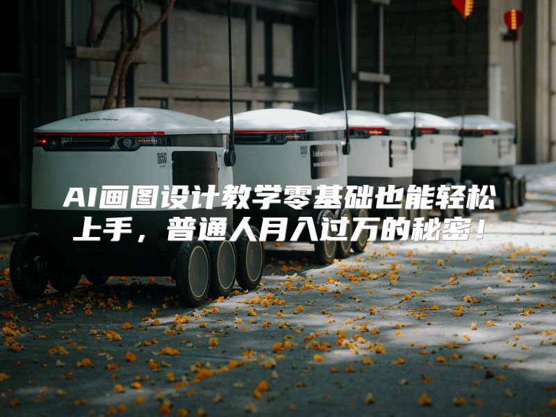 AI画图设计教学零基础也能轻松上手，普通人月入过万的秘密！
