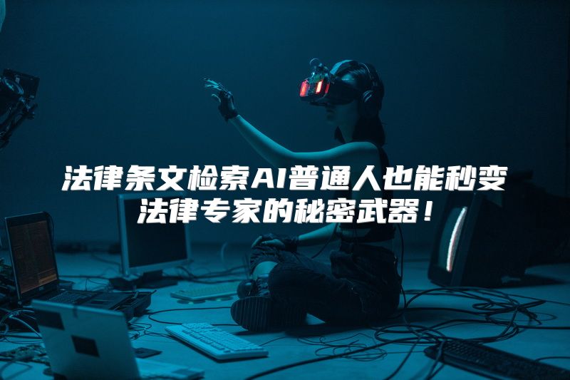 法律条文检索AI普通人也能秒变法律专家的秘密武器！