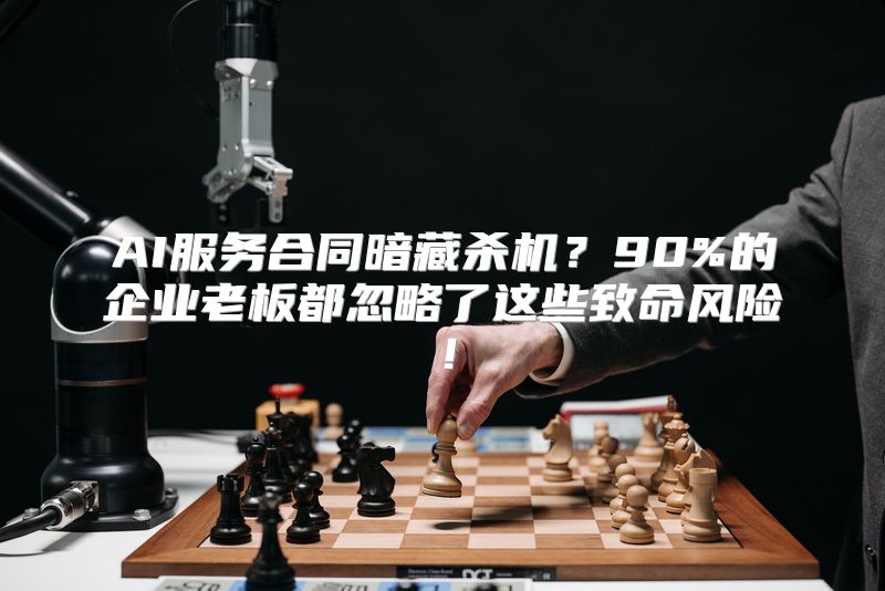 AI服务合同暗藏杀机？90%的企业老板都忽略了这些致命风险！